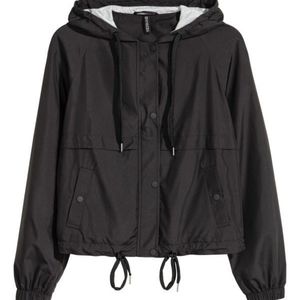Black H&M Divided Woman's hooded Jacket (Medium)